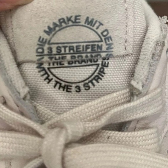 Adidas Supercourt Sneakers Womens 8 Leather Orchid Tint Light Pink Shoes EE6046 - Picture 3 of 10